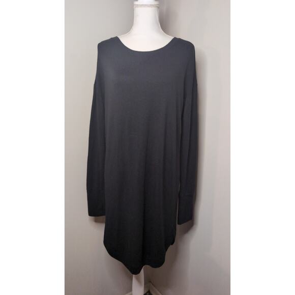 Athleta Dresses & Skirts - Athleta Presidio Shift Dress Long Sleeve Gray Athleisure Minimalist L